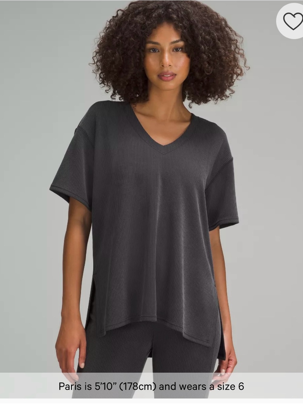 Women’s Lululemon Ribbed Softstreme Relaxed-Fit T-Shirt
